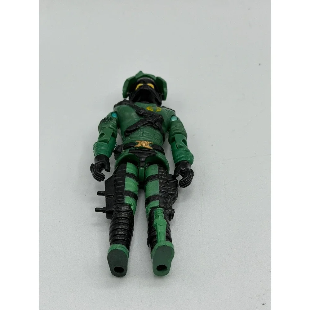 Vintage 1989 GI Joe COBRA NIGHT-VIPER v1 Action Figure Orange Funskool Backpack
